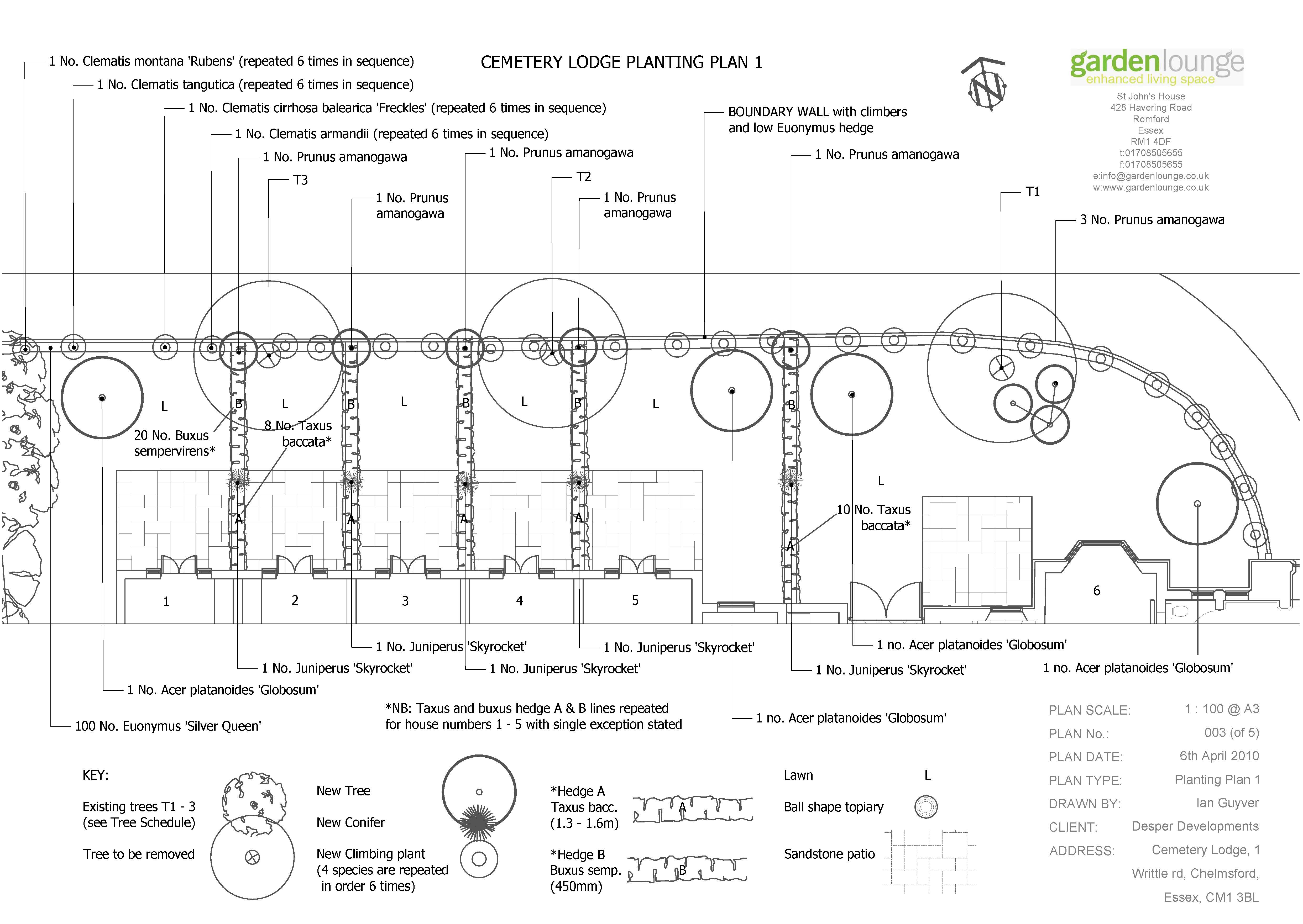 CAD visualisation of new build house and garden